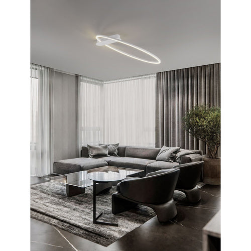Nova Luce KIKLOS Geïntegreerde LED-plafondlamp, halfverzonken, zandwit, Triac dimbaar, 30W, 1250lm, 3000K