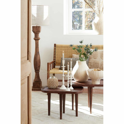 Light & Living vloerlamp Robbia - bruin - 23x23x125cm