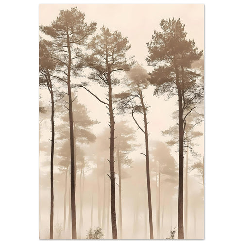 Artfulprints Poster Boho – Silent woods   - 70x100 cm - beige
