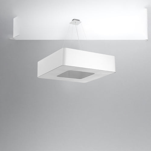 Sollux Lighting Kroonluchter URANO 80 wit - 80x80x112cm