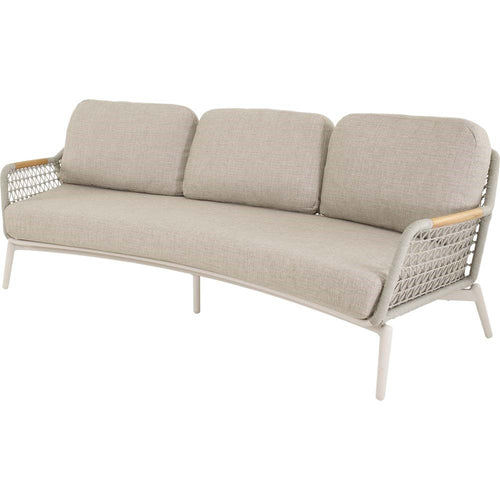 Lesli Living loveseat Marseille - zwart - 230x103x77cm