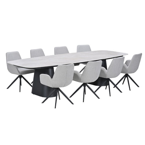 Garden Impressions Tuinset Amalia 9-delig - Noah tuintafel 320x120 cm