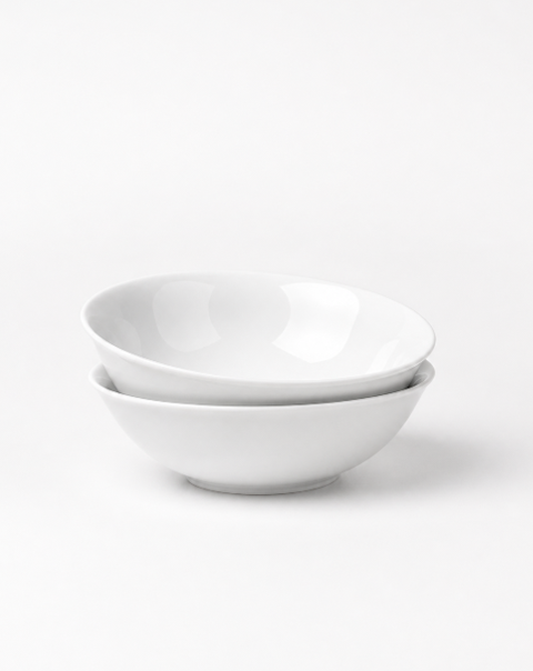 vtwonen - Saladekommen - Wit - 23 cm - Set van 2