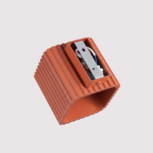 Sollux Lighting Wandlamp RIFF rode oker G9 - 10x12x10cm
