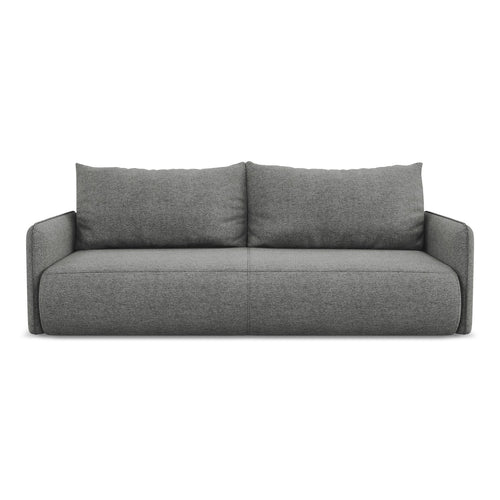 LaMiaSofa 3-zits slaapbank Palermo - chenille stof - olifant - 216x105x86