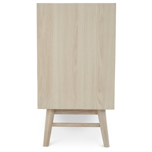 Furnhouse 3-deurs dressoir Porto - Witte olie - MDF, Eikenfineer - 42x160x79