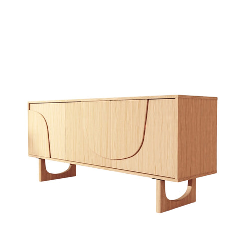 Tikamoon Buffetkast in eikenhout 175 cm - Naturel