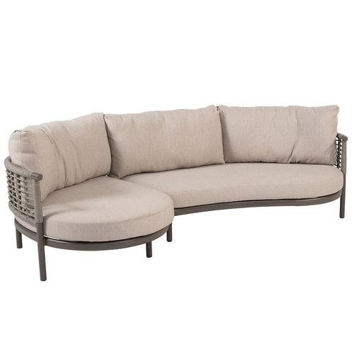 Taste by 4 Seasons loungeset Puglia chaise longue 3-delig - terre