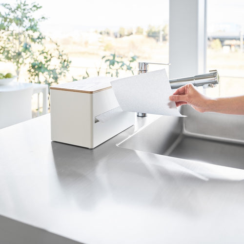 Yamazaki Keukenrolhouder - Rin - Wit - vtwonen shop