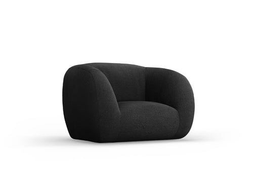 Cosmopolitan Design Fauteuil Essen boucle, zwart - 95x130x86cm