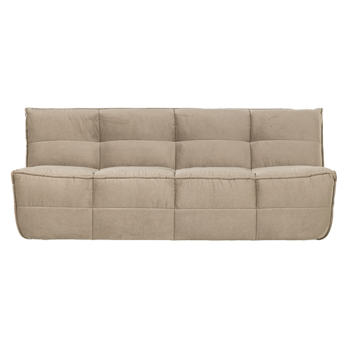 vtwonen 3-zits element Cluster - Velvet - Zacht Beige - 81x204x91