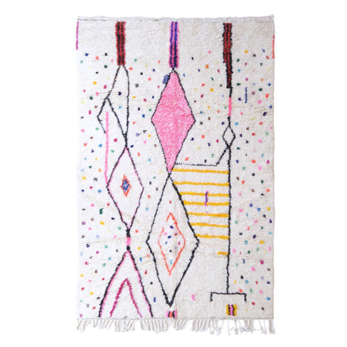 AFK Living vloerkleed Berber - handgemaakt - Wol - 300 x 190 cm
