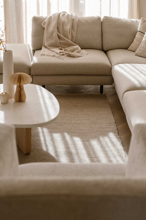 Mrcarpet wollen vloerkleed Gotland - lichtgrijs - 200x290cm (populair)