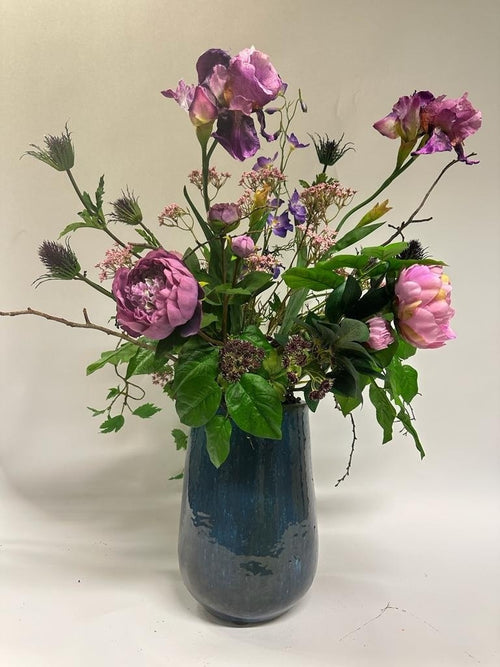 My Flowers.shop Paars roze zijden bloemen boeket Purple Romance | Per boeket - vtwonen shop