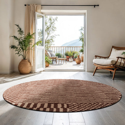 Louis De Poortere vloerkleed Ksar - rood - 240x240cm