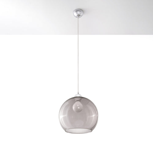 Sollux Lighting Hanglamp BALL grafiet - 30x30x120cm