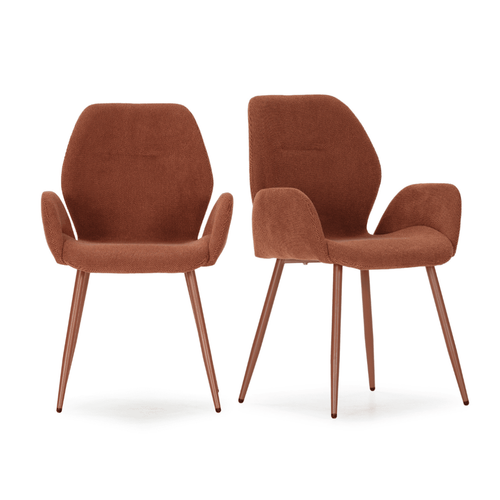 Calicosy - Eetkamerstoel Set van 2 SOLA - 57,5x57x47,5 cm