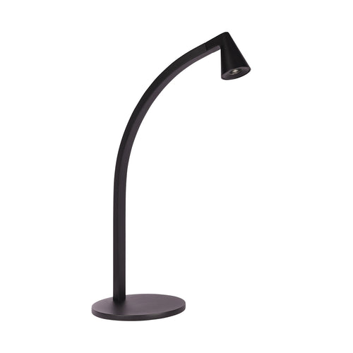 Atmooz tafellamp Bijoux - zwart - Ø 16 x H 46 cm - geïntegreerde led