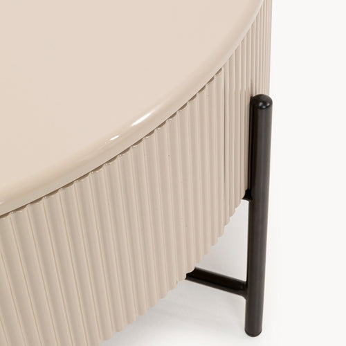 Kare Design Salontafel Riffle Ø80cm