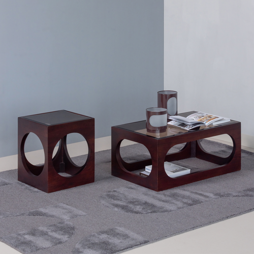 WOOOD salontafel Trax - Acaciahout - Bruin - 35x77x50