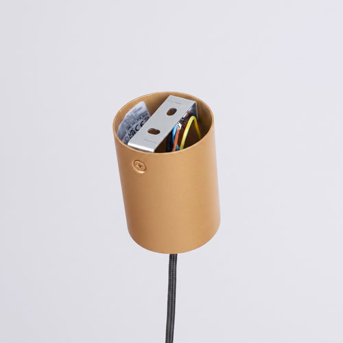 Sollux Lighting Hanglamp NOX 40 goud - 40x40x135cm