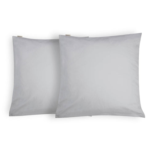 Walra - Kussensloop Crispy Cotton - 2x 80x80 cm - Grijs