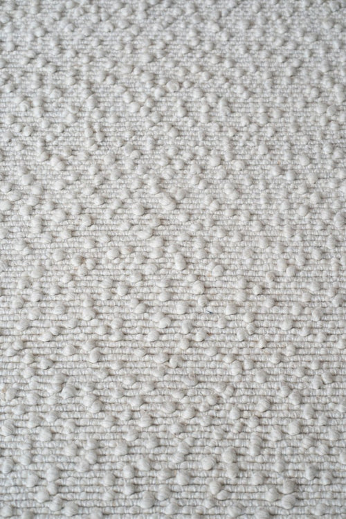 Wollen vloerkleed Nuta ivoor/wit -  Interieur05 - 290 x 200 cm