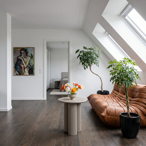 Furnhouse ronde salontafel Flow - Beige - Ø 50 cm