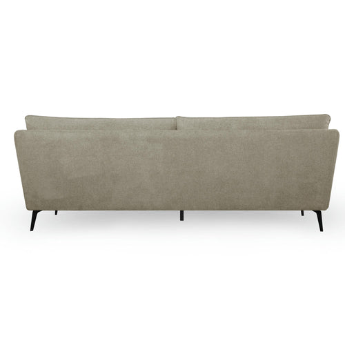 Furnhouse 3-zitsbank Bari - Taupe - Stof - 92x224x84