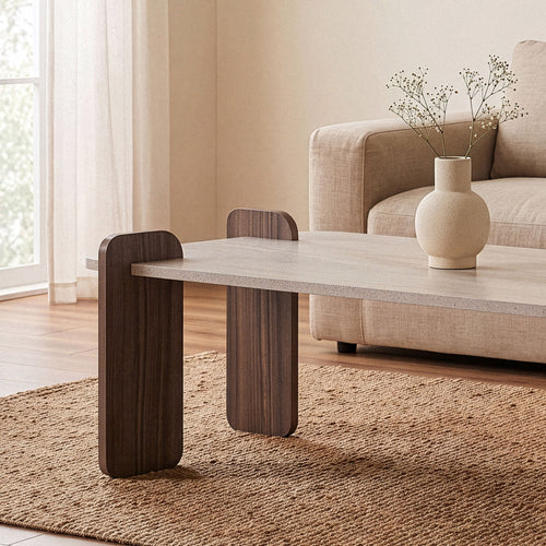 Calicosy - ELIA Salontafel - Naturel - 120x60x35 cm