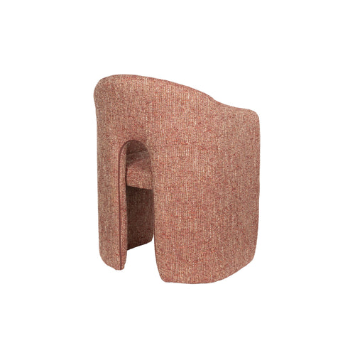 Zuiver Contour Eetkamerstoelen Armleuning Terracotta Rood - Set van 2