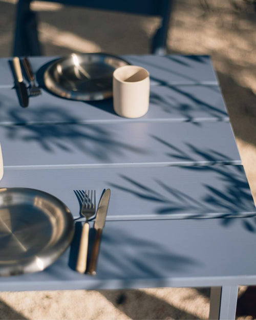 noo.ma Navo tafel 79 x 77 cm - Forest Green, grenenhout outdoor