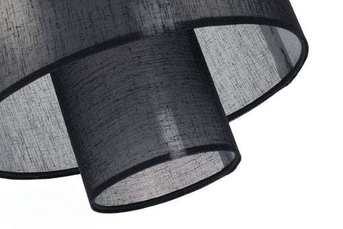 bpskoncept hanglamp Twin - zwart - Ø35 cm