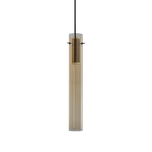 Ideal Lux FLAM Slanke hanglamp voor aan het plafond, amberkleurig, 1x LED, 900lm, 3000K