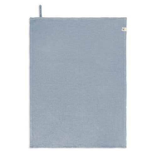 Walra - Keukenset Dry w. Cubes Uni, Stripes & Blocks - 3x 50x70 cm - Jeans Blauw