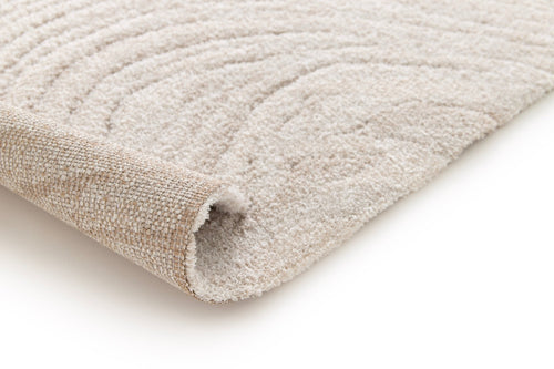 AFK Living vloerkleed Brume - reliëfeffect - beige - 160 x 230 cm