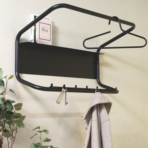 Spinder Design kapstok Flux - Zwart - 7 haken - vtwonen shop