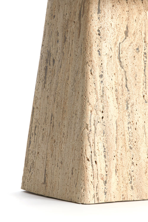 Light & Living bijzettafel KEPAMI - Ø45x42cm - bruin - vtwonen shop