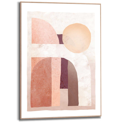 Reinders Sunny Arches schilderij -  beige - woonkamer - 70x50cm