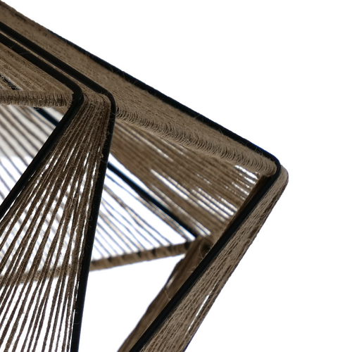 EGLO plafondlamp Adwickle - e27 - ø 44,5 cm - zwart/bruin - vtwonen shop