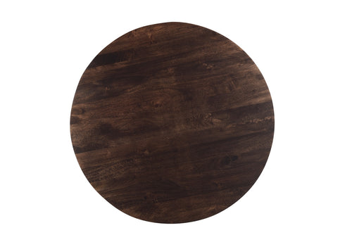 Livingfurn eetkamertafel Salvator Walnut - 130cm - mangohout