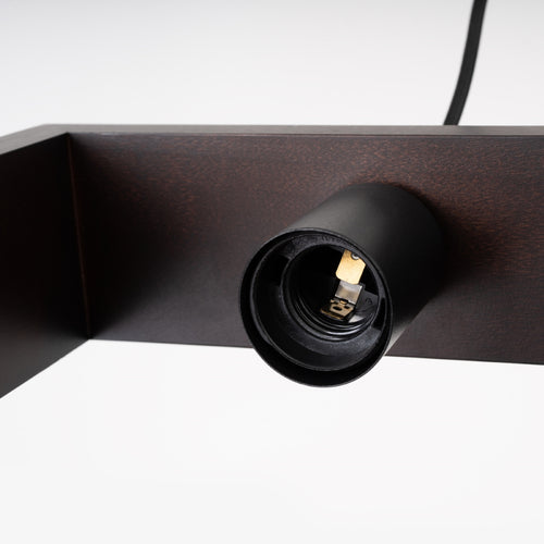 Sollux Lighting Hanglamp ARIES wengé - 24x8x133cm