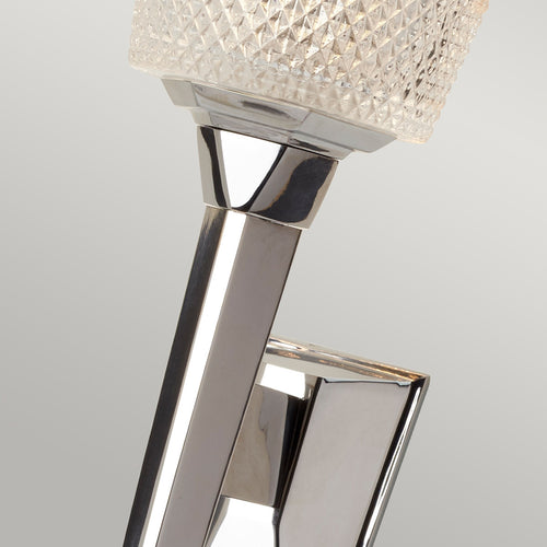 Elstead Verity - 1 lichte wandlamp gepolijst chroom glas, G9