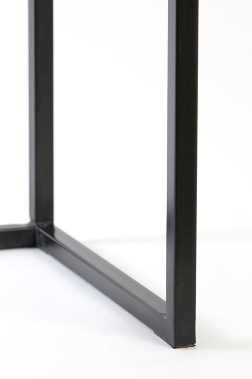 Light & Living side BRYSON - 120x40x82cm - zwart - Set van 2 - vtwonen shop