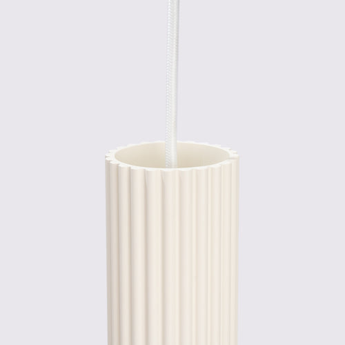 Sollux Lighting Hanglamp KARBON 1 beige - 8x8x118cm