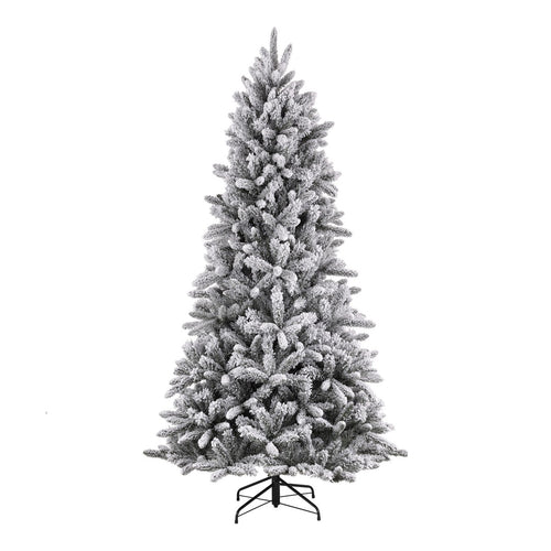 Black Box Trees Snowdon Kunst Kerstboom met Sneeuw - Kunstkerstboom H185 x Ø117cm - Groen Frosted