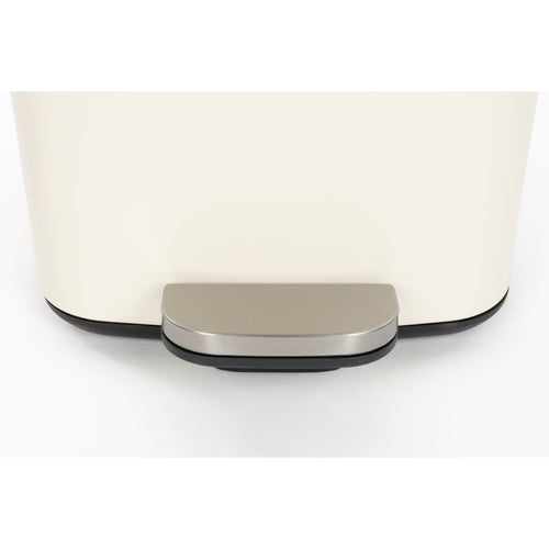 Housecraft Living Mark Prullenbak met Pedaal 30 Liter – Soft Close Afvalbak Crème