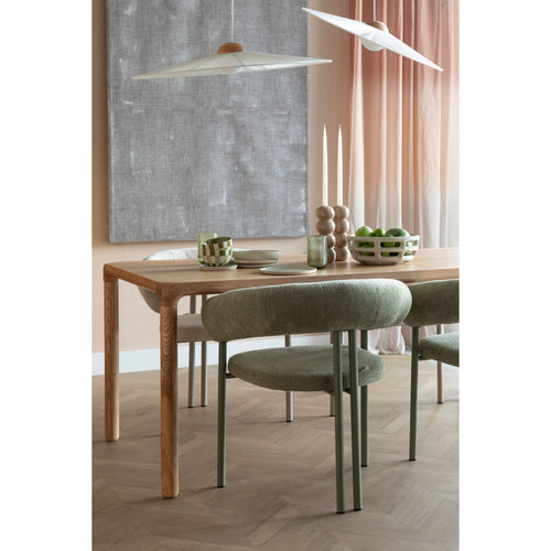 Zuiver Heels Eetkamerstoelen Armleuning Groen - Set van 2