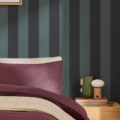 MADE Vliesbehang - Demi Blue Wide Stripe