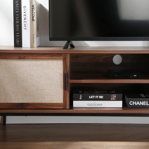 Calicosy - JETSON TV-meubel - Donker hout - 39,5x140x45 cm